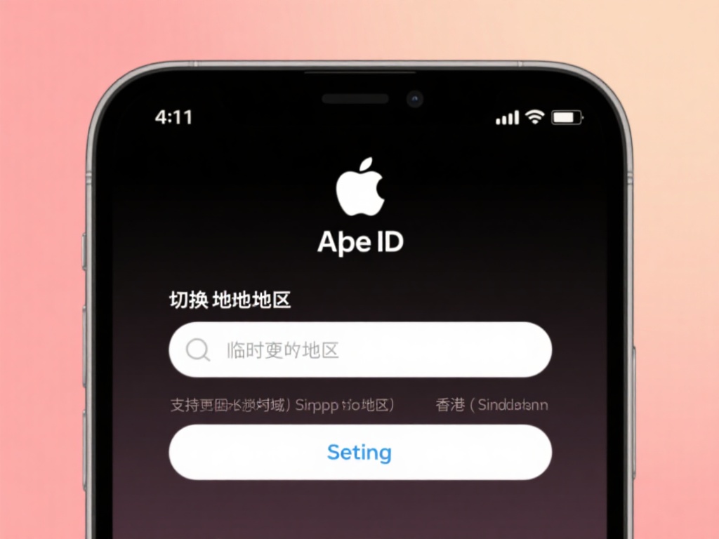 切换Apple&nbsp;ID地区：登录Apple&nbsp;ID设置